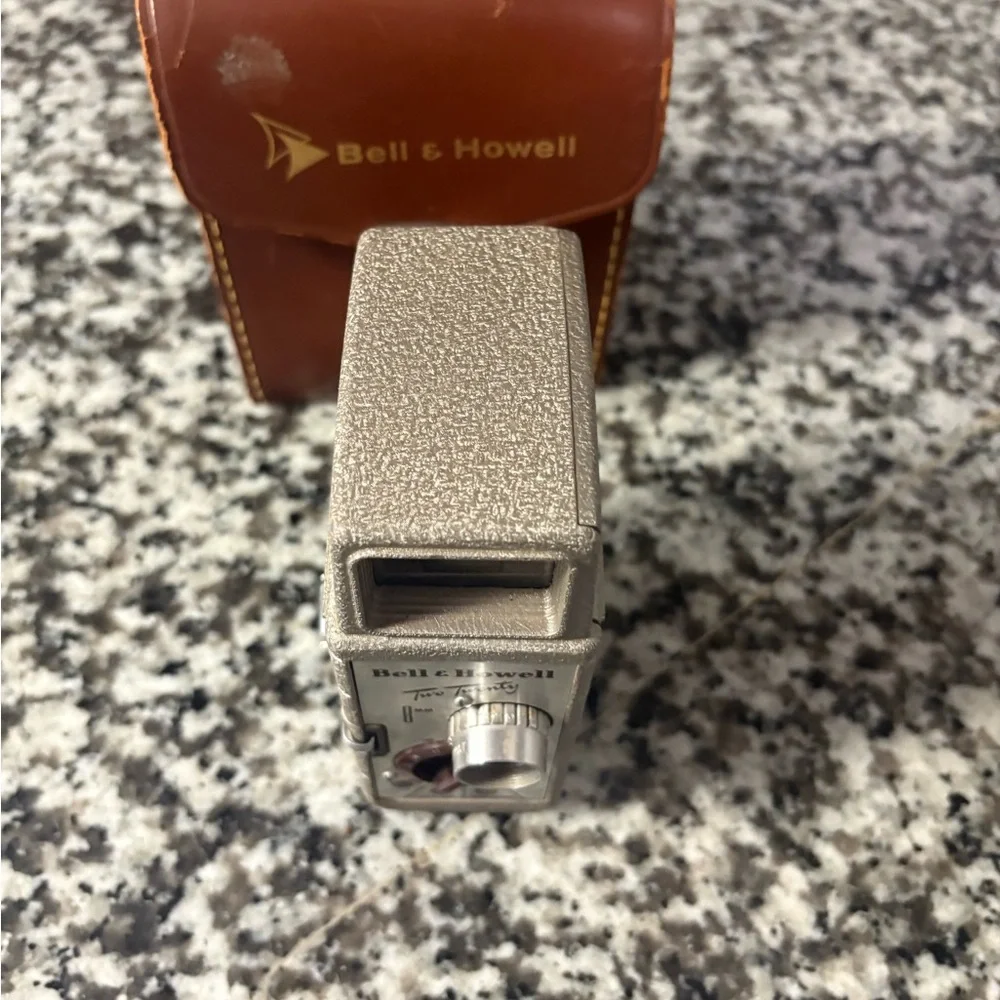 Bell & Howell Two Twenty 8mm vintage camera and case